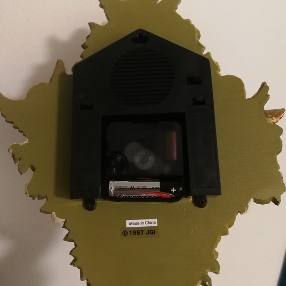 vintage Angels Cherubs Musical Chimes Ceramic Wall Clock - Picture 4 of 7